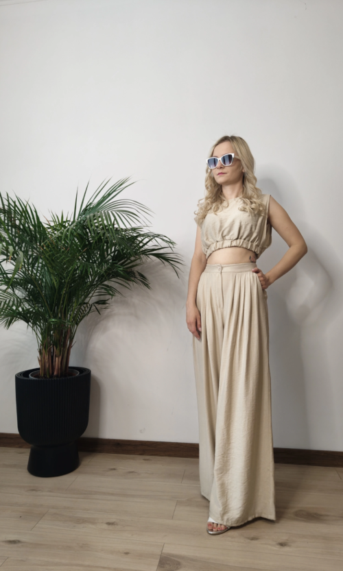 Komplet Wera jasny beż