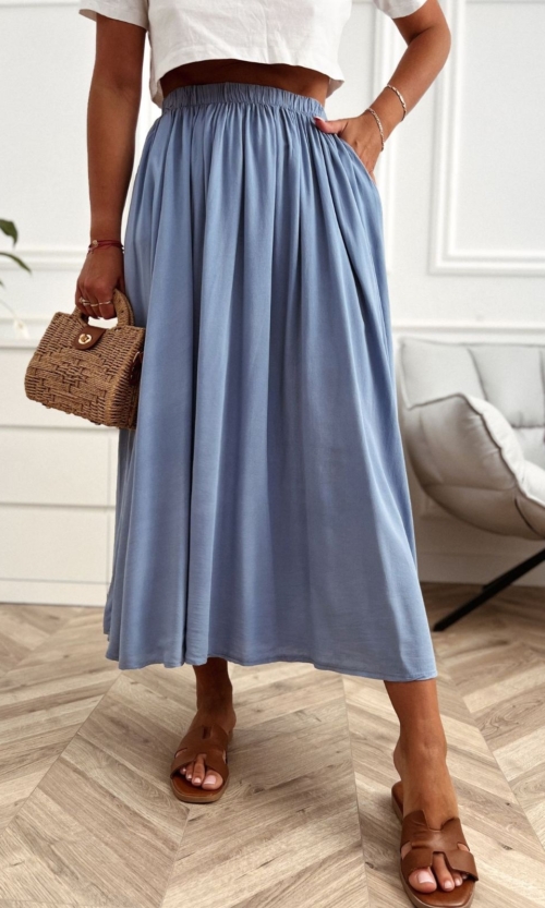 Spódnica Lara niebieska