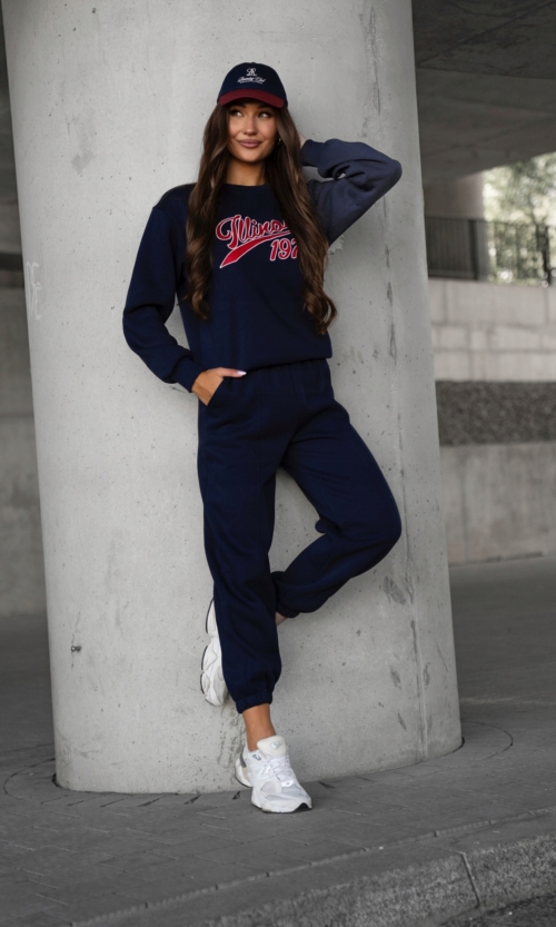 Komplet dresowy granat